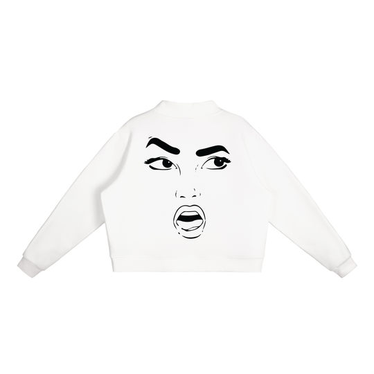 Regular Shmegular Essential Fleece Mock-Neck Crew Sweatshirt