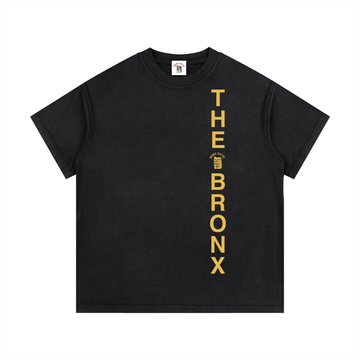 The Bronx Flower Vintage Wash Cotton T-Shirt