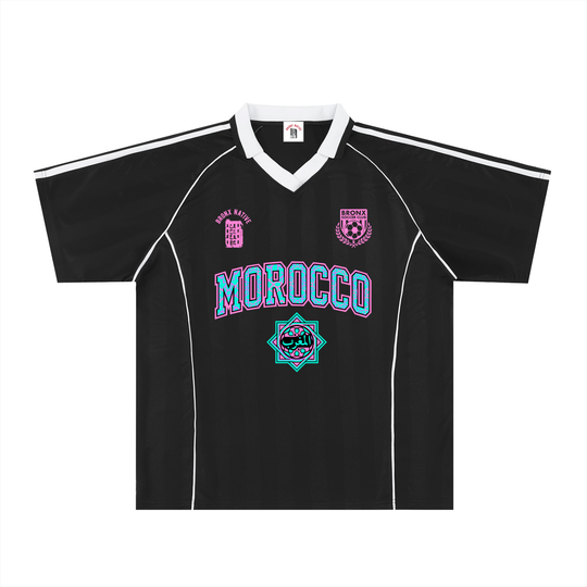 Morocco x Bronx Native Limited Edition Color Pop Soccer Jersey