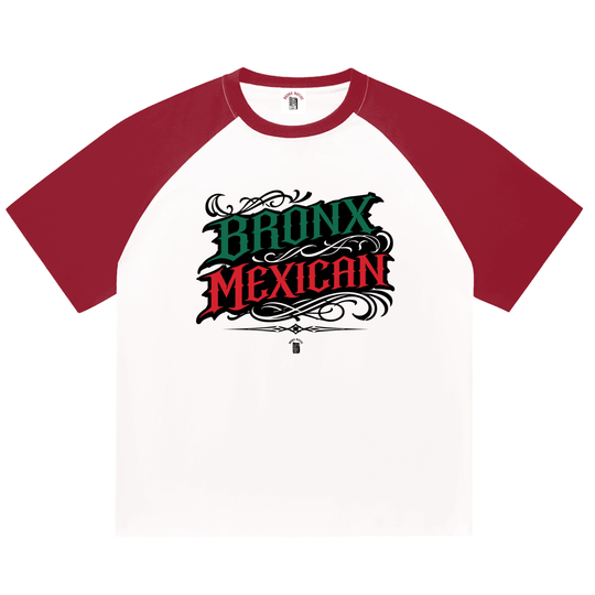 Bronx Mexican Color-Blocked Raglan Sleeve T-Shirt