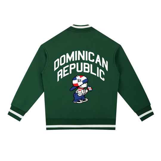 DR Independence Contrast Piping Zip Bomber Jacket