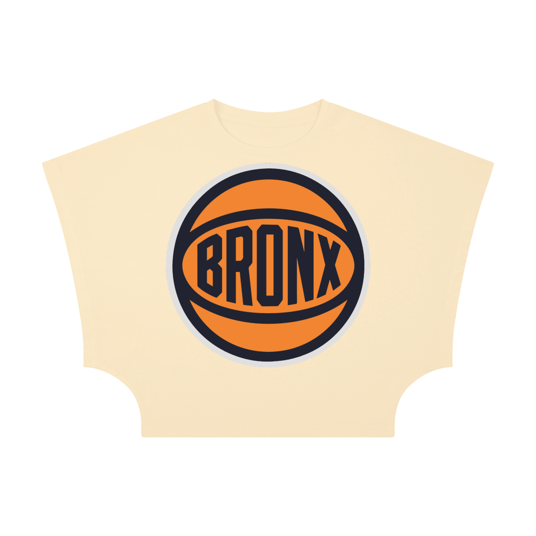 Bronx Basketball 2026 Playoff Edition Women's Cropped Dolman T-Shirt by Bronx Native