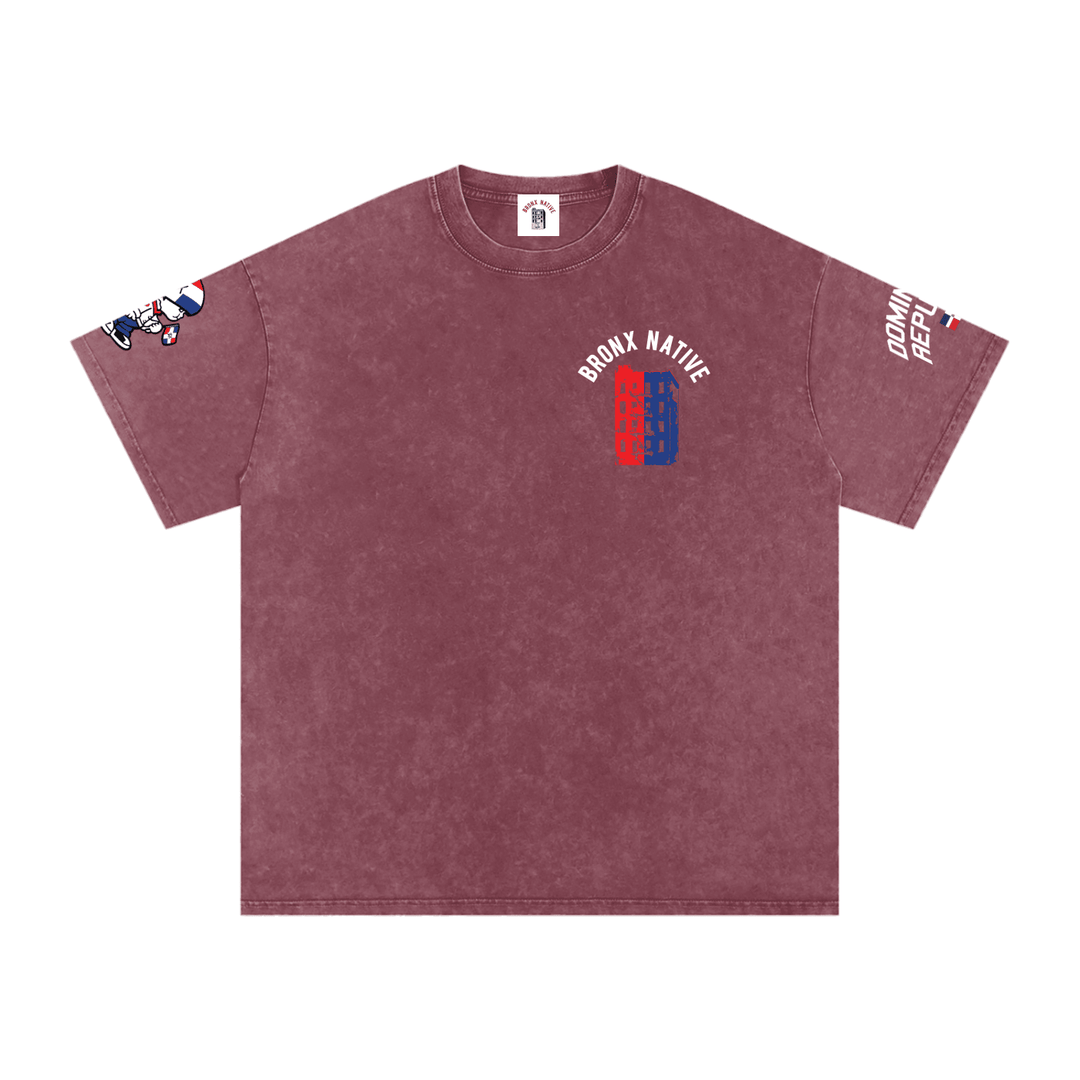 Dominican Made BXN Lim. Ed. Snow Washed Tee by Bronx Native