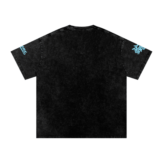 El Bronx Snow Washed Oversized Cotton T-Shirt by Bronx Native for New York summer