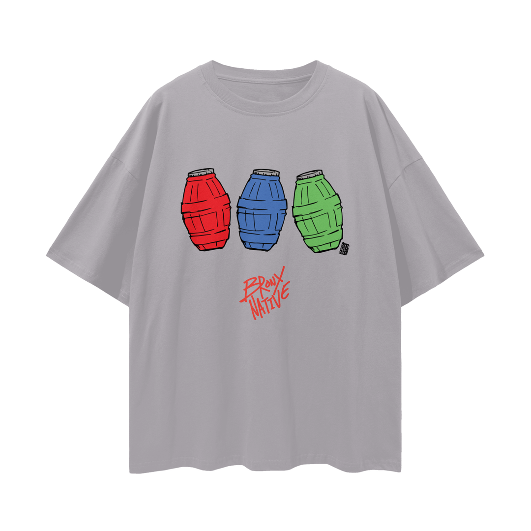 Quarter Waters Streetwear Loose Drop Shoulder T-Shirt