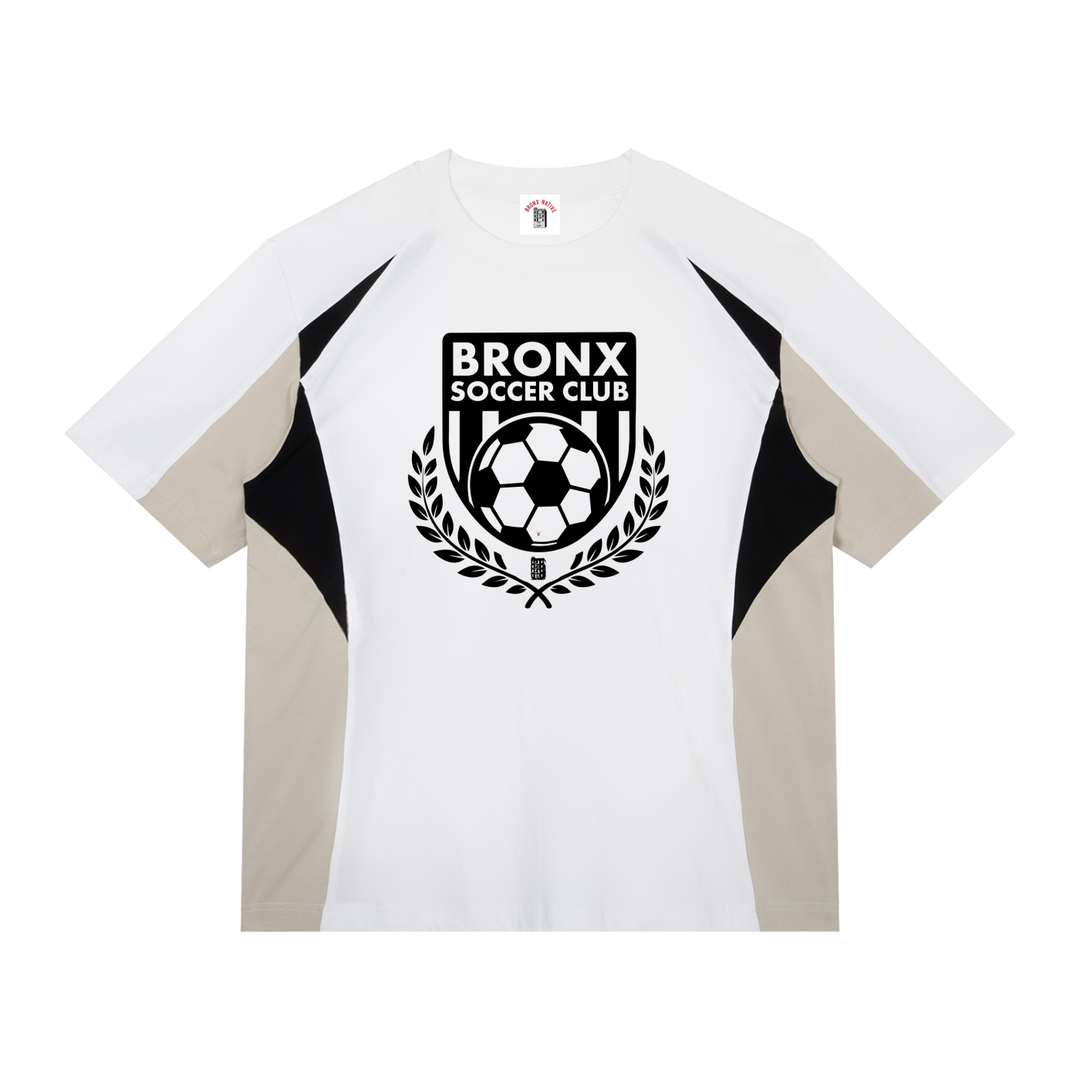 Bronx Soccer Club Unisex Color Block Raglan T-Shirt