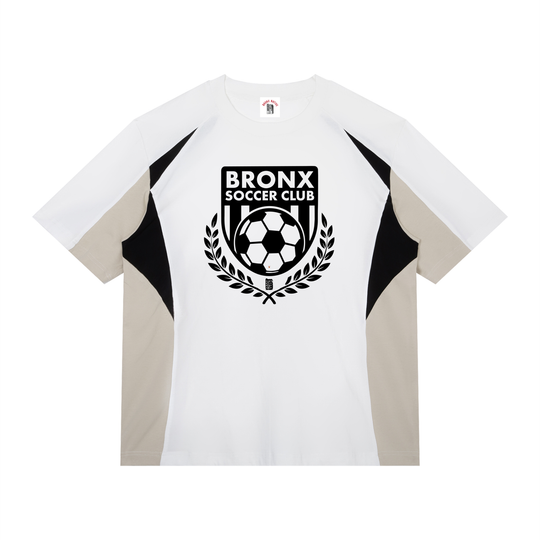 Bronx Soccer Club Unisex Color Block Raglan T-Shirt