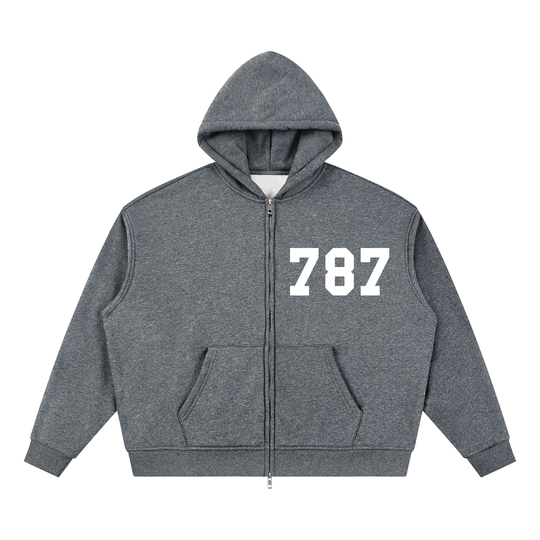 Bronx Summer Sparkle Full-Zip Boxy Hoodie by Bronx Native — Summer Collection product image