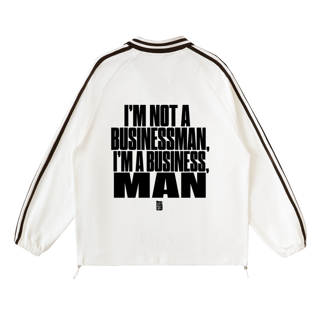 Empire State of Mind Lim. Edition Jay-Zee BX Takeover Contrast Striped Lapel Collar Sweatshirt