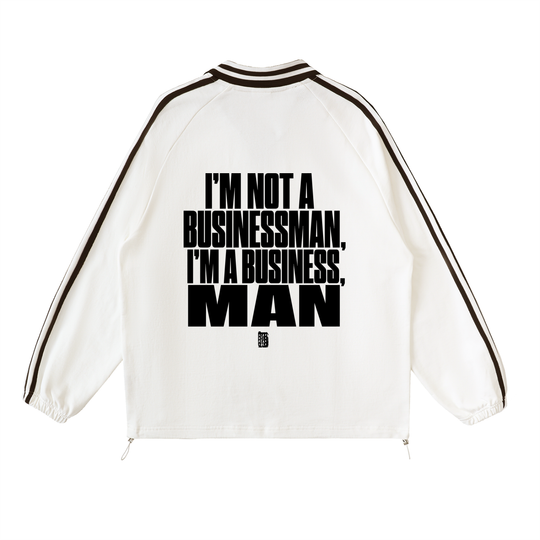 Empire State of Mind Lim. Edition Jay-Zee BX Takeover Contrast Striped Lapel Collar Sweatshirt