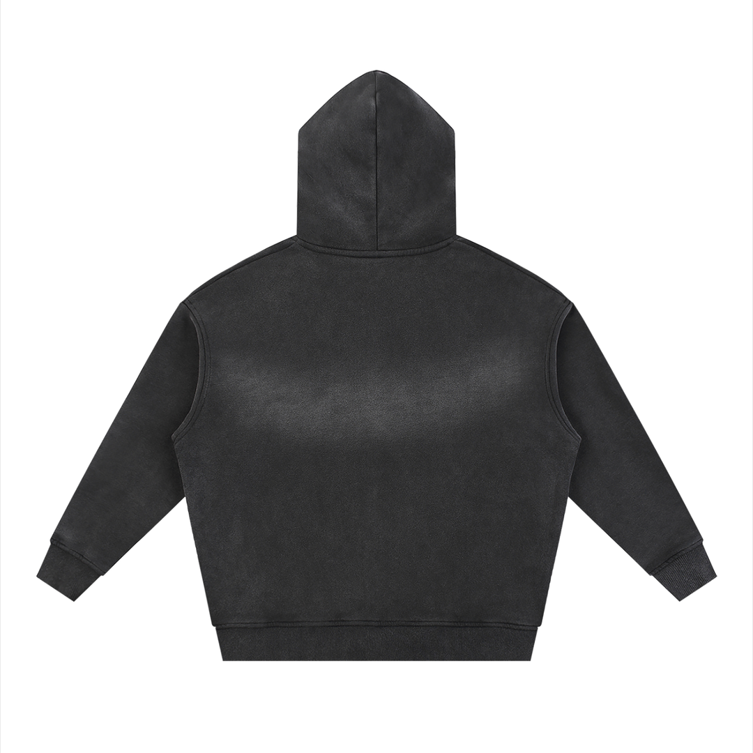 Bronx Soccer Club Sunfade Two-way Zipper Boxy Fleece Hoodie product image 2 of 8 by Bronx Native
