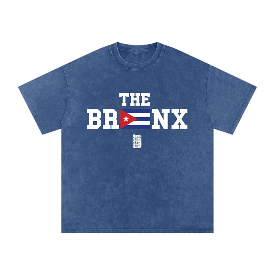 The Bronx Snow Washed Oversized Cotton T-Shirt