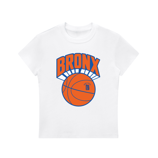 Bronx Basketball 2026 Playoff Edition Women's Essential Bodycon Crewneck T-Shirt by Bronx Native