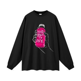 Mad Bills to Pay x BXN Oversized Unisex Long Sleeve Tee (Lim. Ed. Drop)