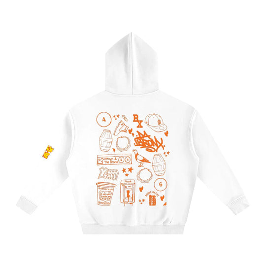 Bronx Native Icons Oversize Fleeced Hoodie