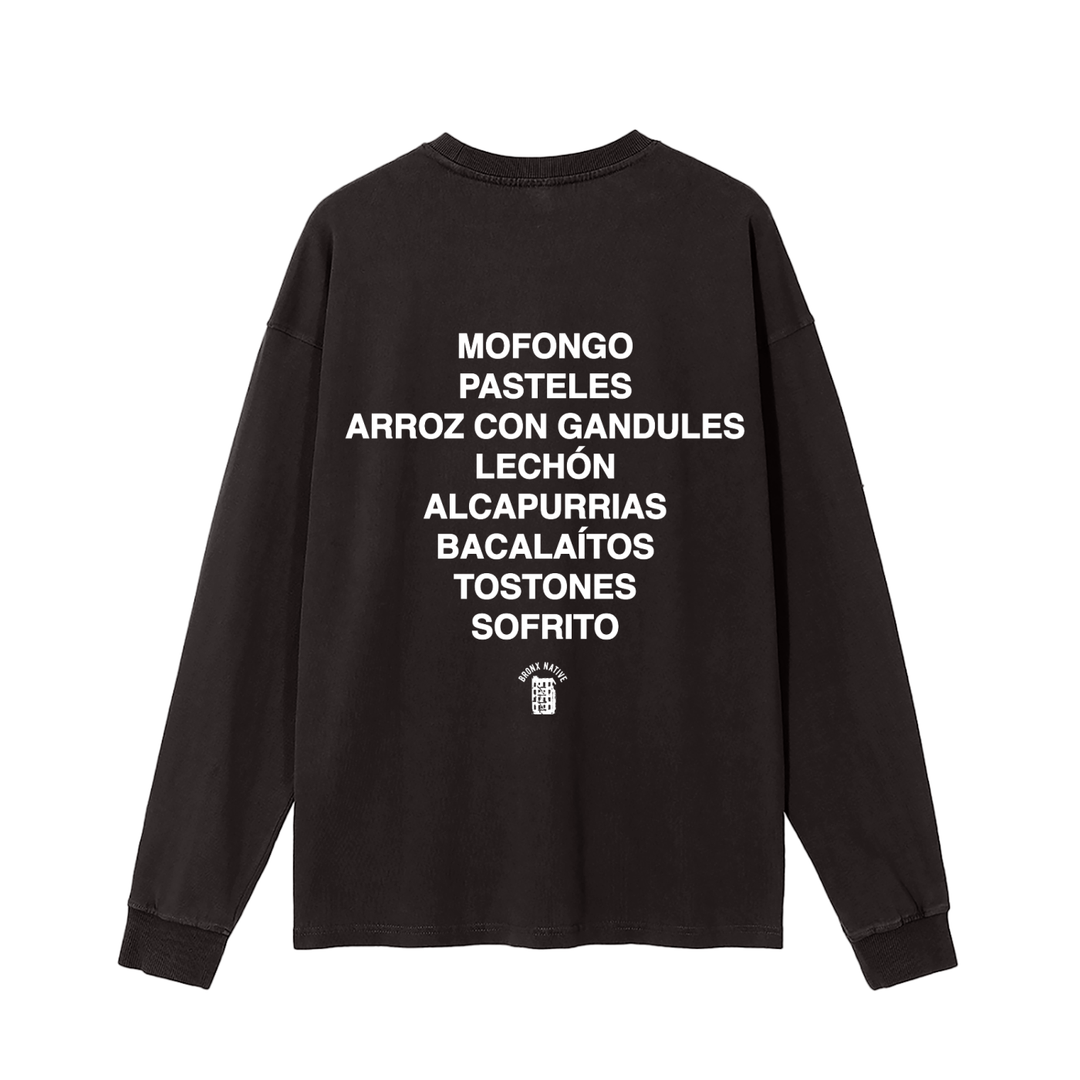 EL BRONX PR Edition Vintage Washed Long Sleeve T-Shirt