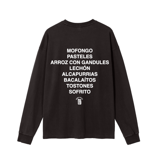 EL BRONX PR Edition Vintage Washed Long Sleeve T-Shirt