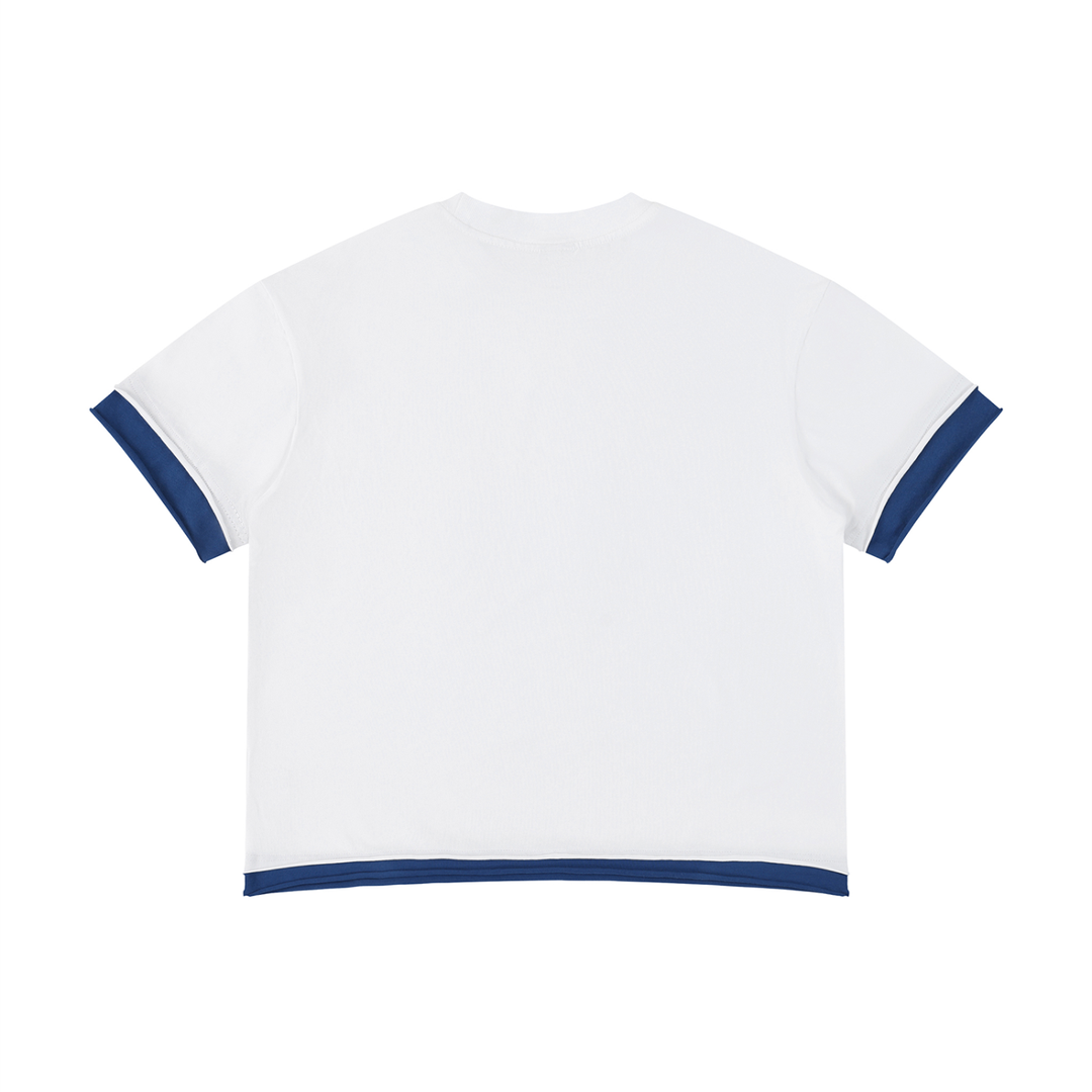 BX x BK 30th Anniversary Boxy Color Block Tee by Bronx Native — BX x BK 30th Anniversary Stadium Series product image