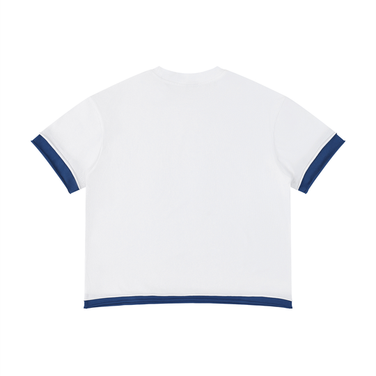 BX x BK 30th Anniversary Boxy Color Block Tee by Bronx Native — BX x BK 30th Anniversary Stadium Series product image