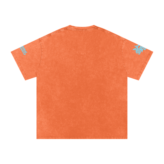 El Bronx Snow Washed Oversized Cotton T-Shirt by Bronx Native for New York summer