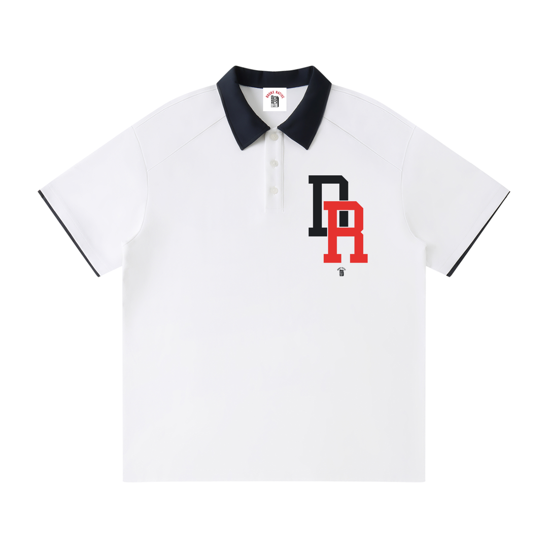 Dominican Contrast Collar Raglan Polo Shirt