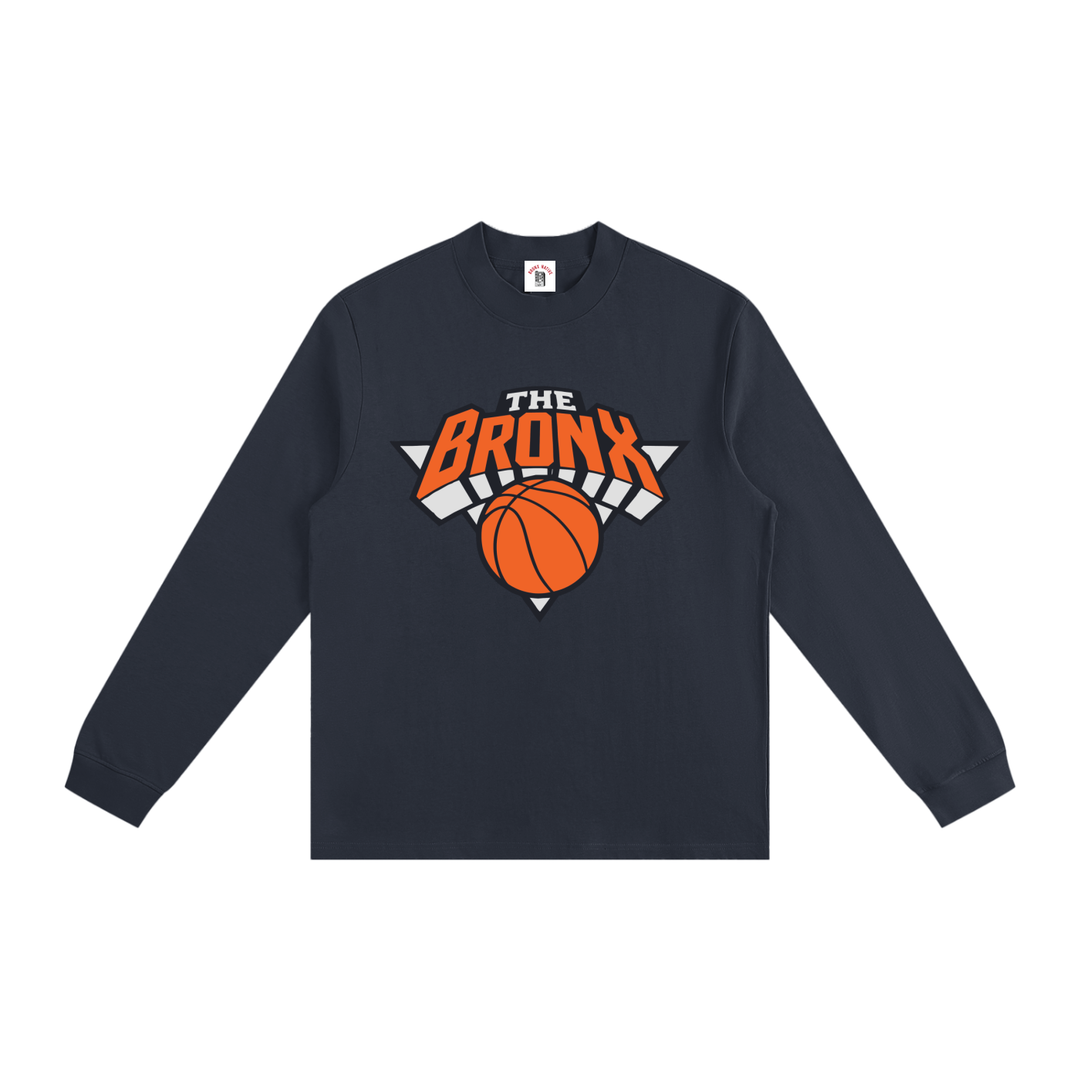 Bronx Basketball 2026 Playoffs Essential Non-Shrink Mock Neck Sweatshirt