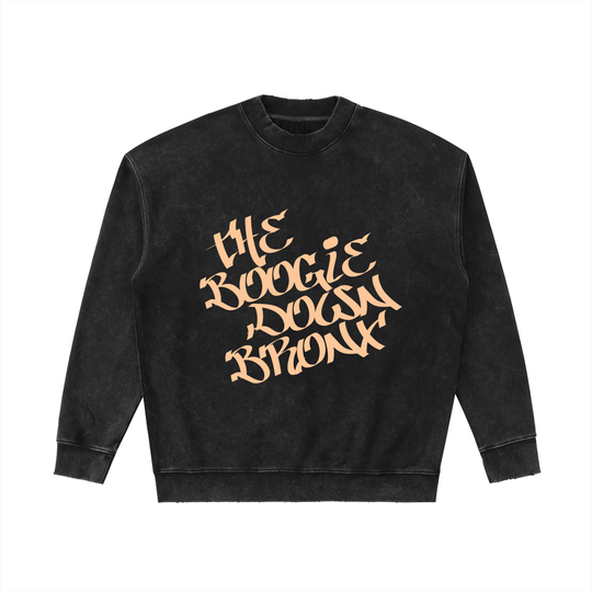 The Boogie Down BX Drop Shoulder Crewneck Sweatshirt