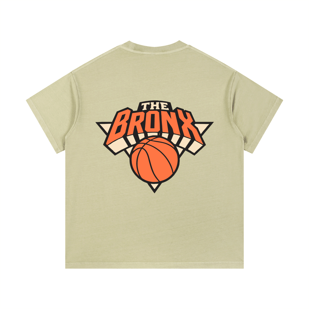 Bronx Basketball 2026 Playoffs Vintage Wash Cotton T-Shirt by Bronx Native