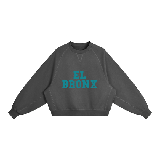 EL BRONX Essential Heavyweight Dolman Sleeve Boxy Sweatshirt