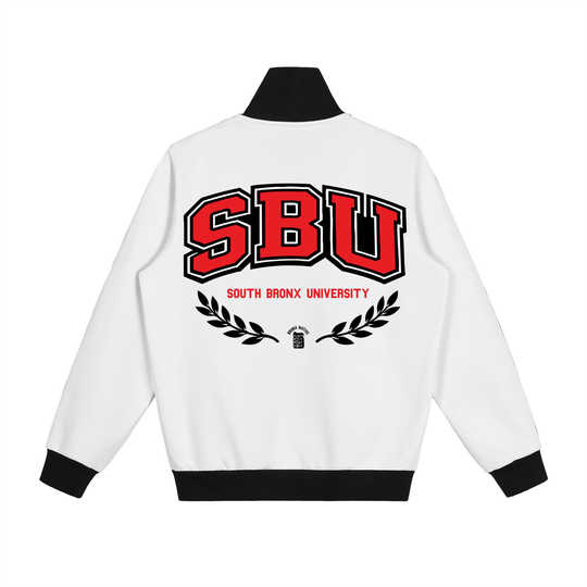 South Bronx University Contrast Side Stripe Fleece Track Jacket