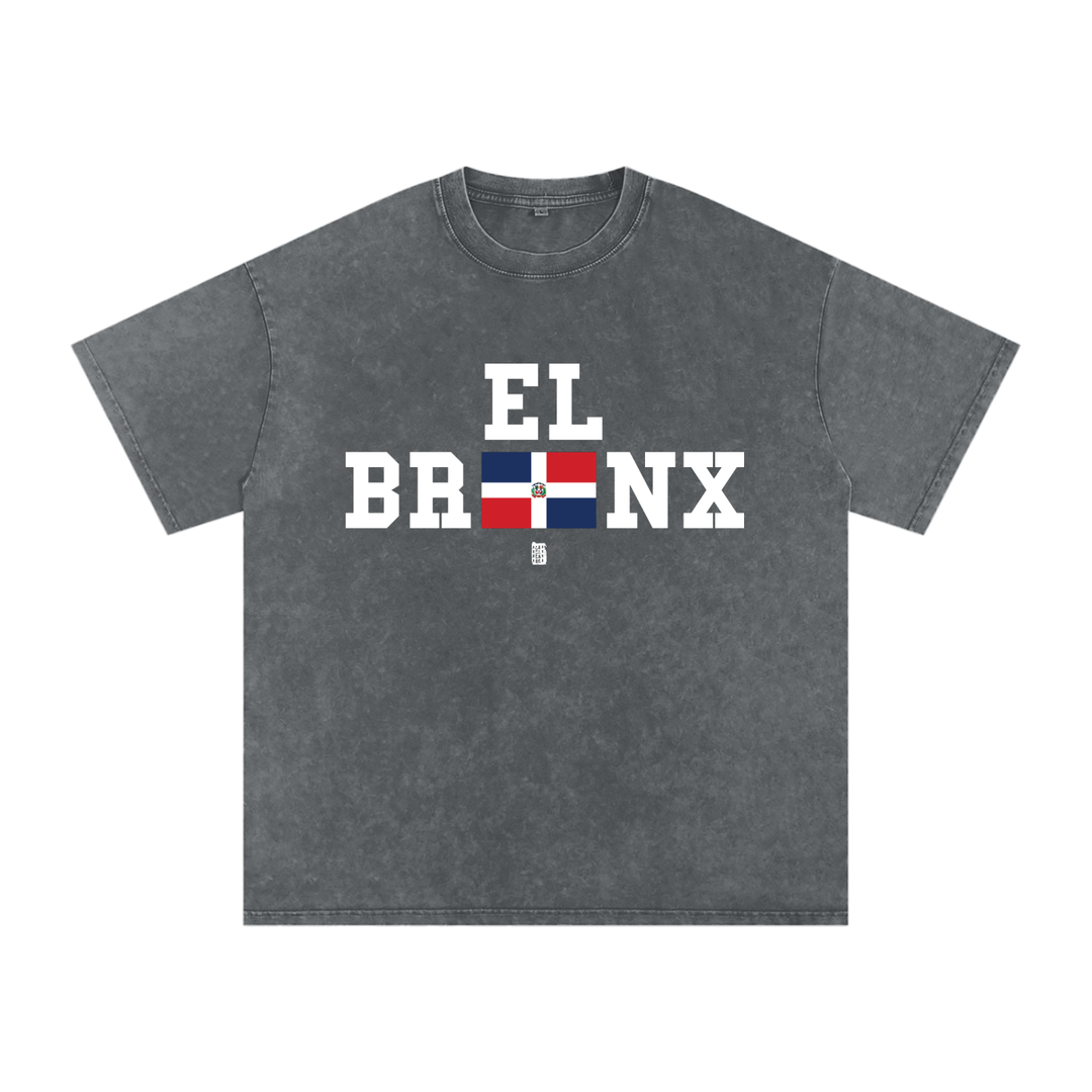 The Bronx (DR) Snow Washed Oversized Cotton T-Shirt