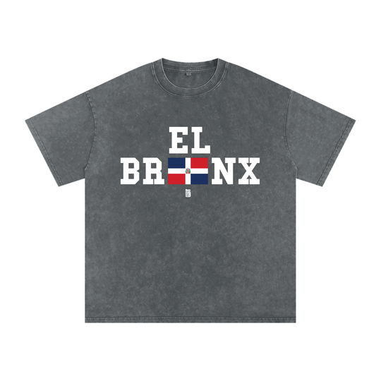 The Bronx (DR) Snow Washed Oversized Cotton T-Shirt