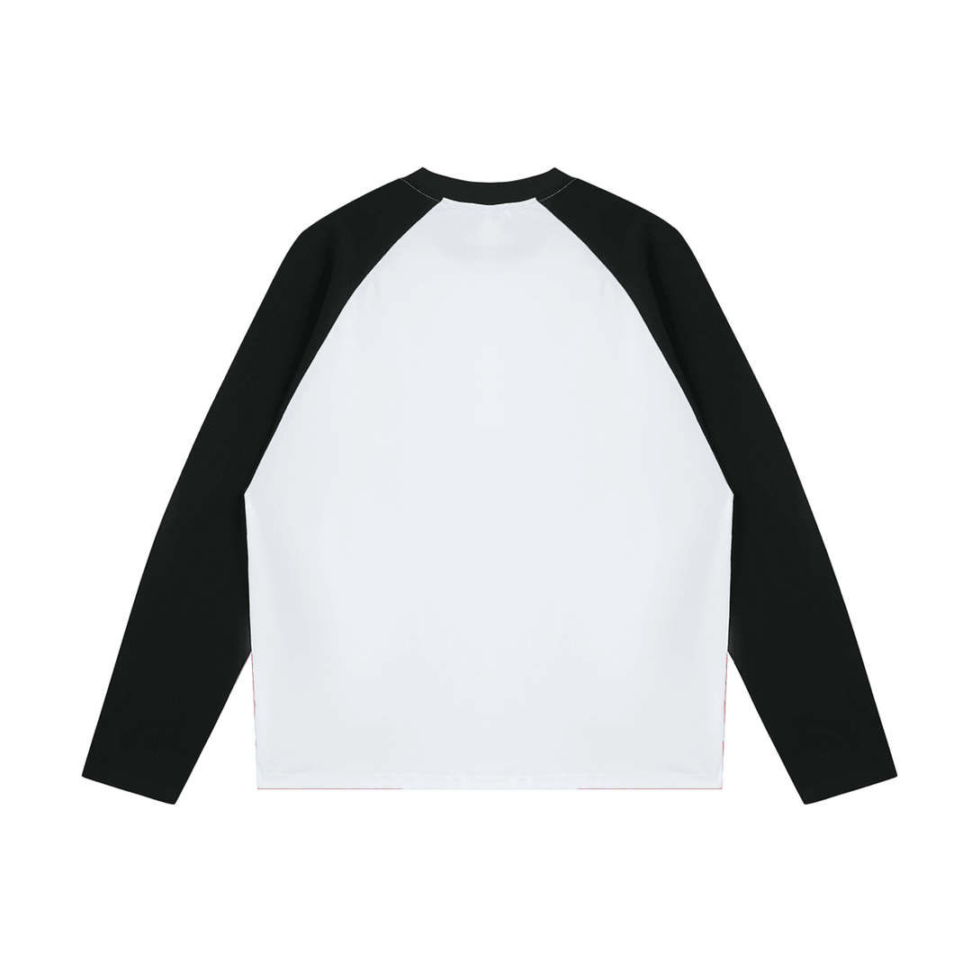 Bronx Basketball 2026 Playoffs Color-Blocked Raglan Long-Sleeve T-Shirt by Bronx Native