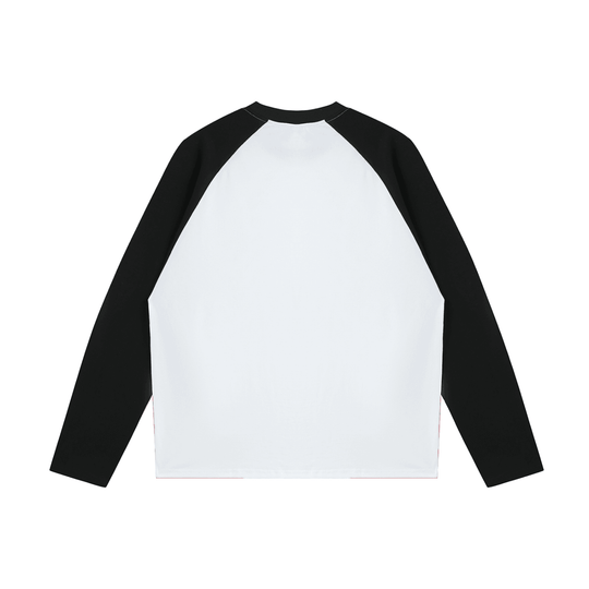 Bronx Basketball 2026 Playoffs Color-Blocked Raglan Long-Sleeve T-Shirt by Bronx Native