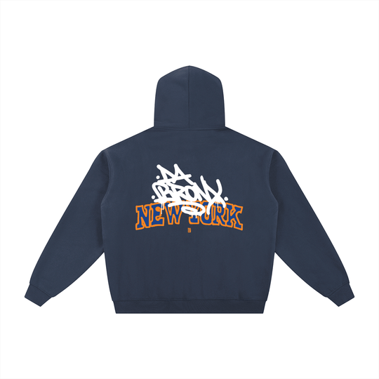 Bronx Basketball 2026 Playoffs Fleece Zip-Through Hoodie by Bronx Native