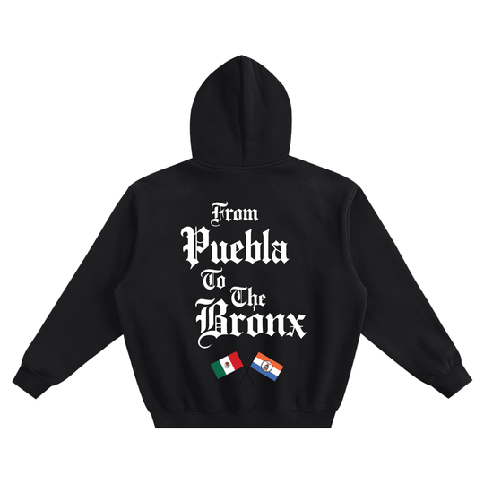 Viva El Bronx Fleeced Boxy Hoodie