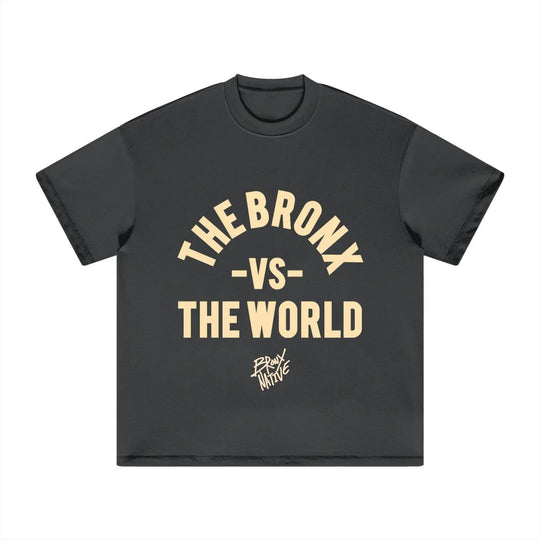 The Bronx vs The World Heavyweight Earth Tone T-Shirt by Bronx Native