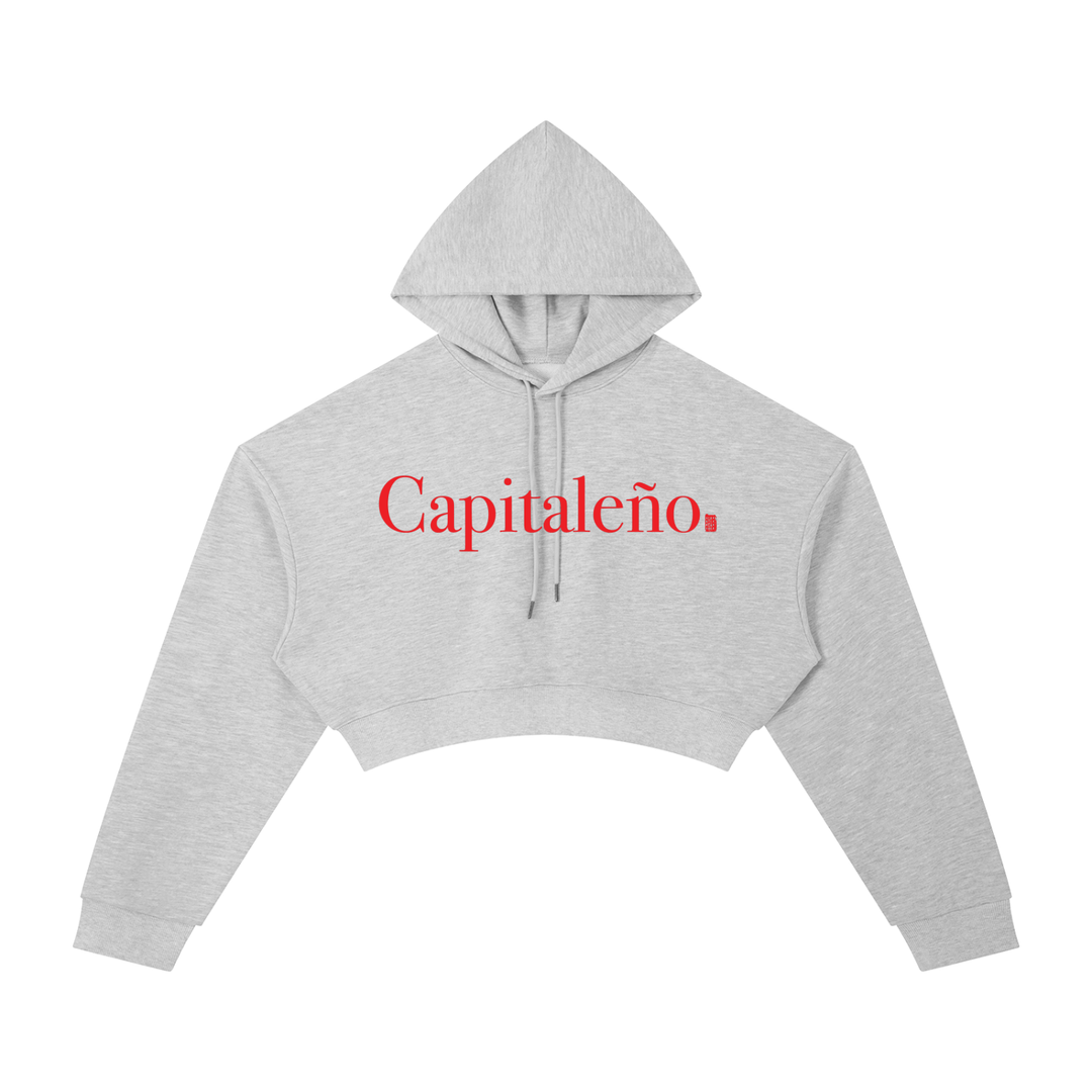 Capitaleño Womens Essential Cropped Hoodie