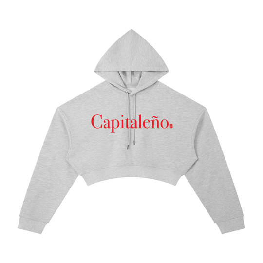 Capitaleño Womens Essential Cropped Hoodie