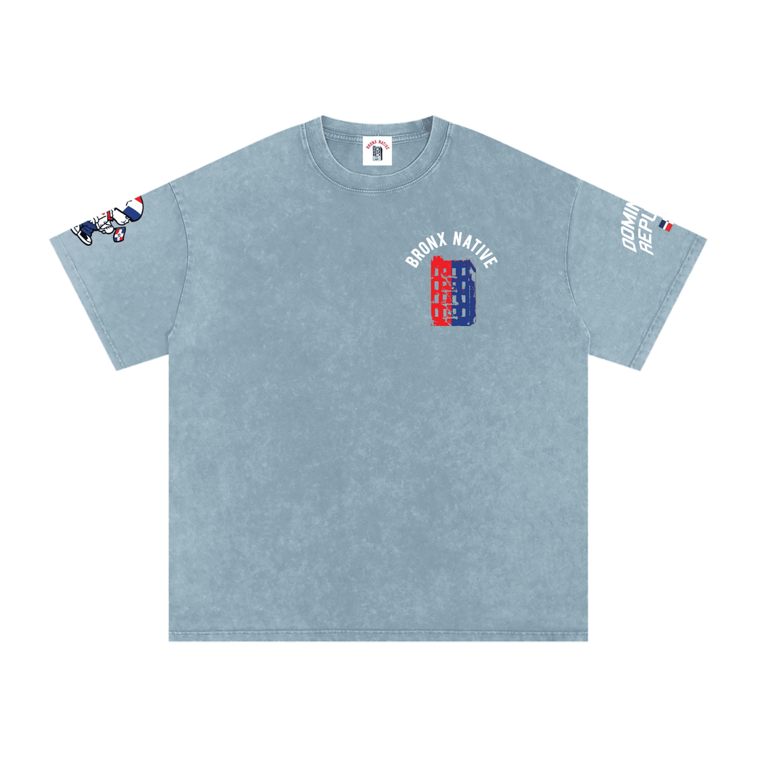 Dominican Made BXN Lim. Ed. Snow Washed Tee by Bronx Native