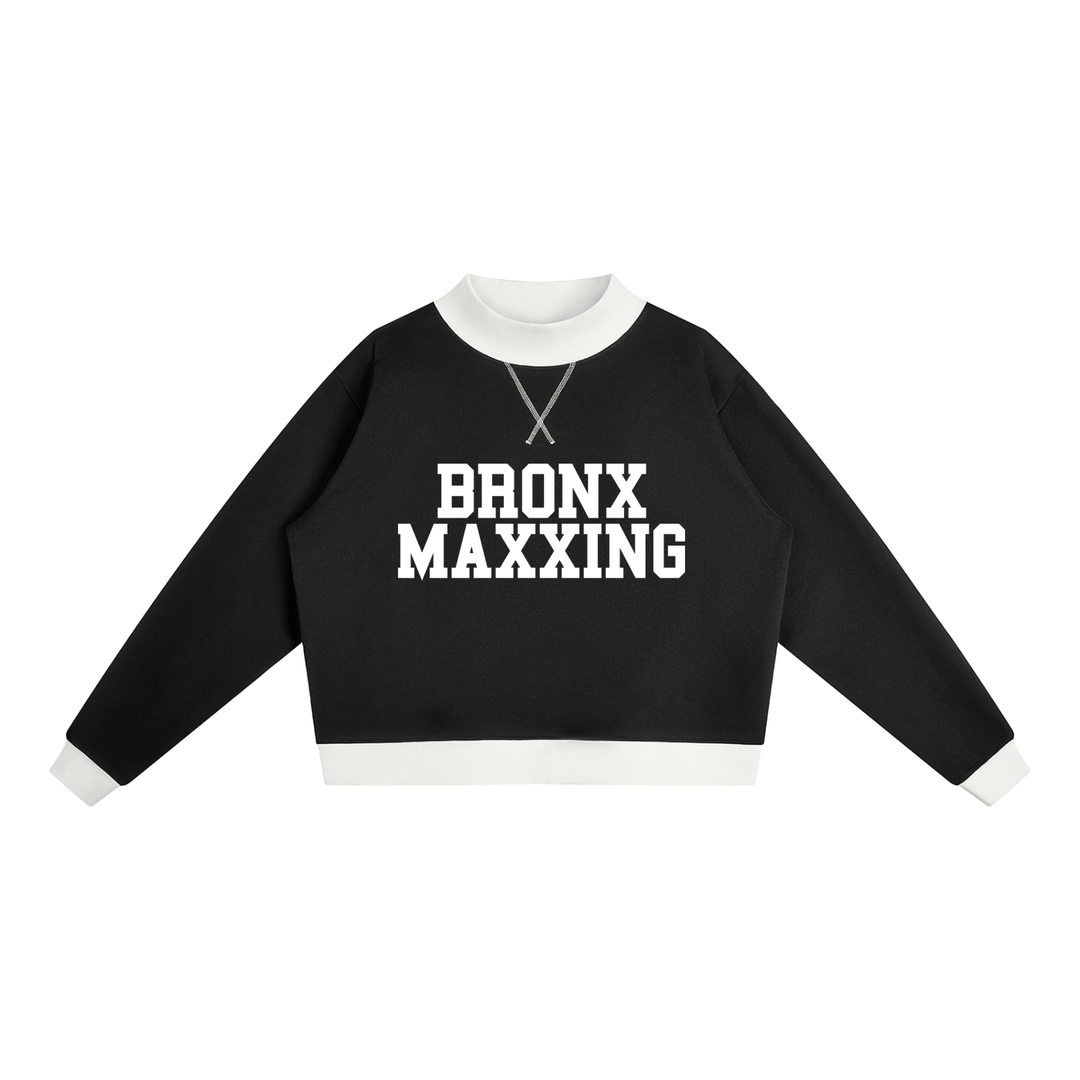 Bronx Summer Color Pop Mock Neck Crewneck by Bronx Native — Summer Collection product image