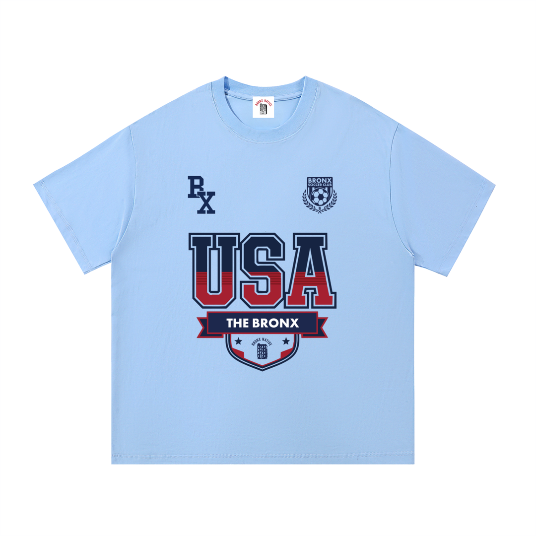 USA x Bronx Native Soccer Essential Cotton T-Shirt product image 9 of 10 by Bronx Native
