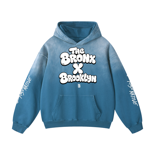 The Bronx x Brooklyn Heavyweight Sunfade Oversized Hoodie