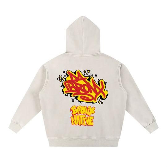 Da Bronx Snow Wash Fleece Oversize Hoodie
