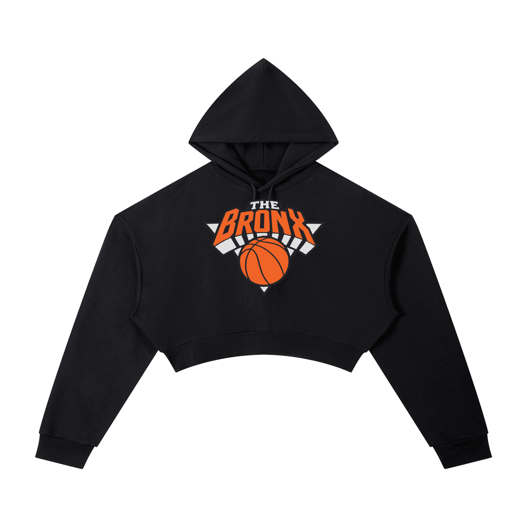 Bronx Basketball 2026 Playoff Edition Women's Essential Cropped Hoodie by Bronx Native