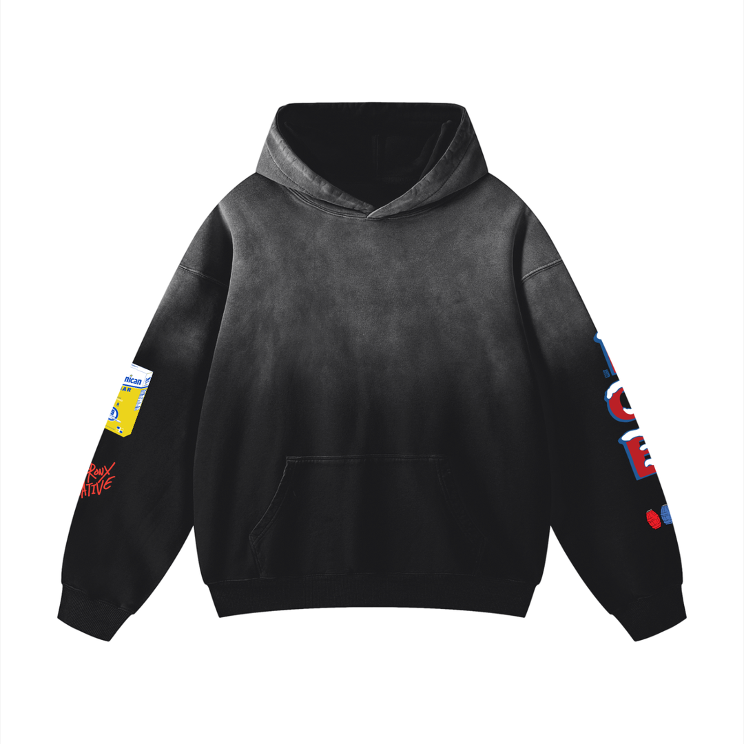 Bodega Ice Heavyweight Sunfade Oversized Hoodie