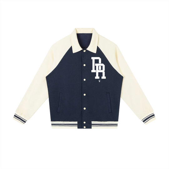 DR Independencde Contrast Raglan Sleeve Baseball Jacket