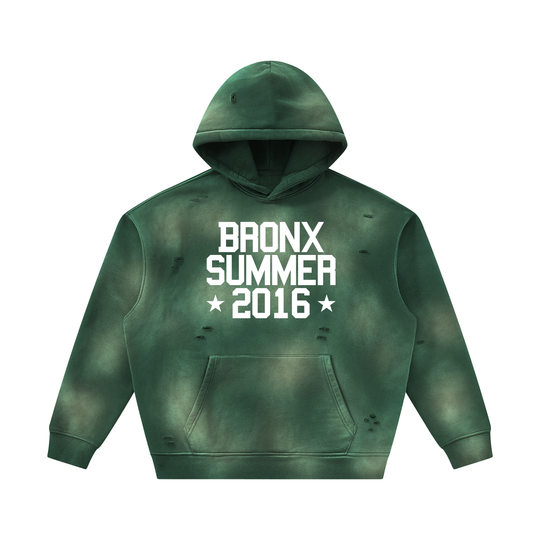 Bronx Summer Sunfade Frayed Fleece Hoodie by Bronx Native — Summer Collection product image