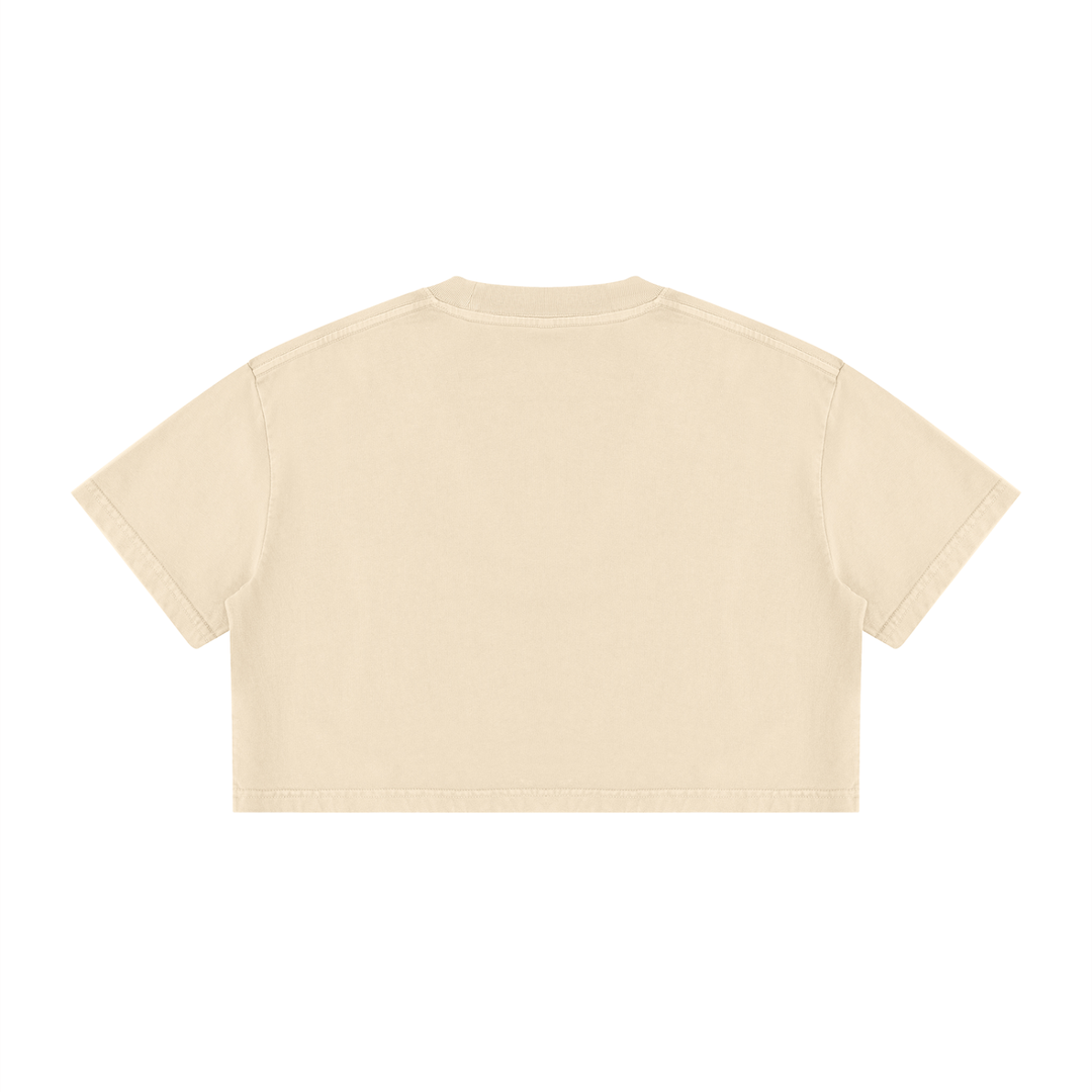 BX x BK 30th Anniversary Mineral Wash Crop Tee by Bronx Native — BX x BK 30th Anniversary Stadium Series product image