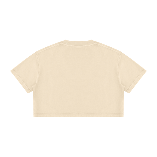 BX x BK 30th Anniversary Mineral Wash Crop Tee by Bronx Native — BX x BK 30th Anniversary Stadium Series product image